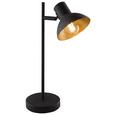 Namizna Led-svetilka Goldy - črna/zlata, Trendi, kovina (20,5/13/38cm) Namizna Led-svetilka Goldy - črna/zlata, Trendi, kovina (20,5/13/38cm)