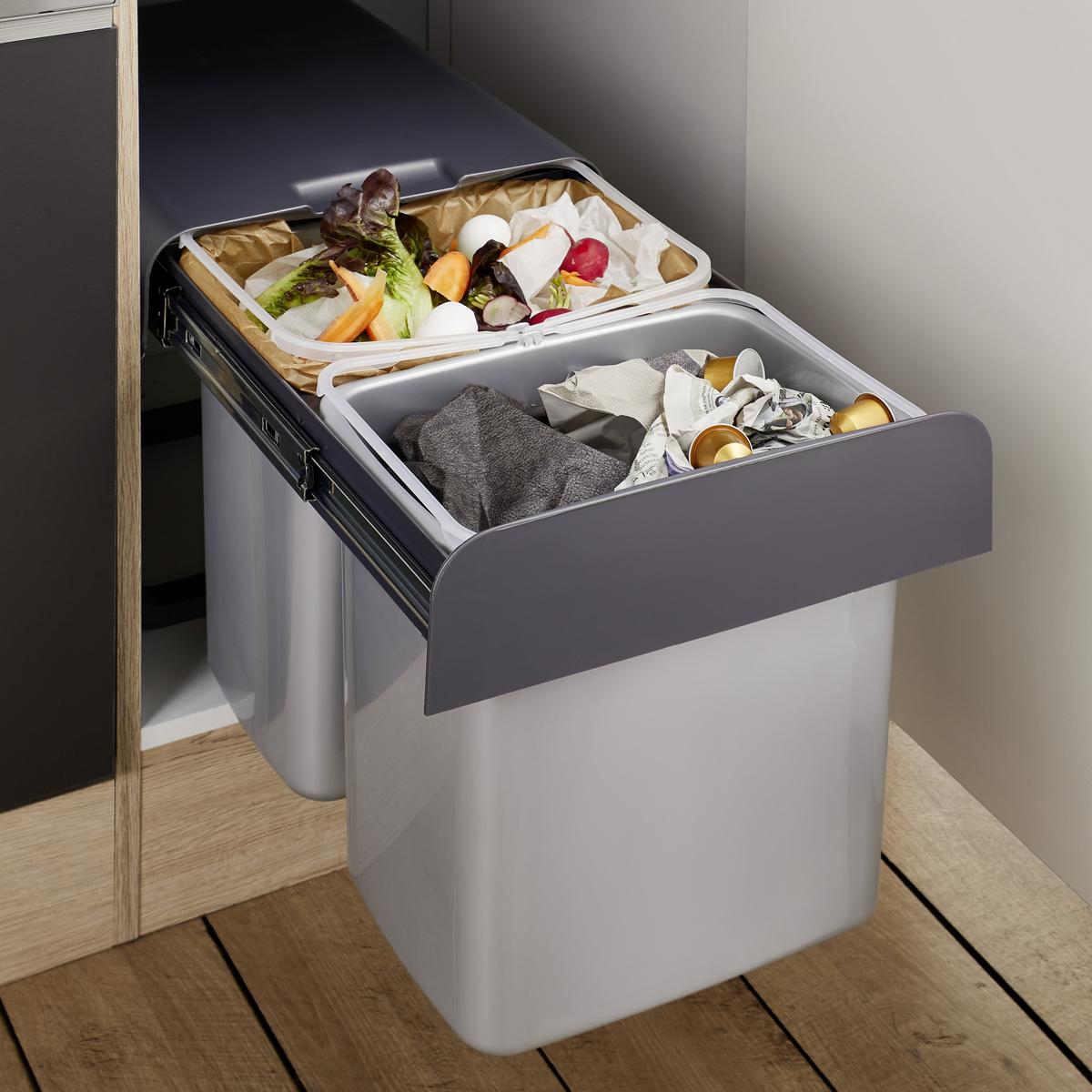 Kuhinjski Blok Brez Aparatov Milano, Antracit, Hrast - barve hrasta/antracit, Moderno, leseni material (270cm)
