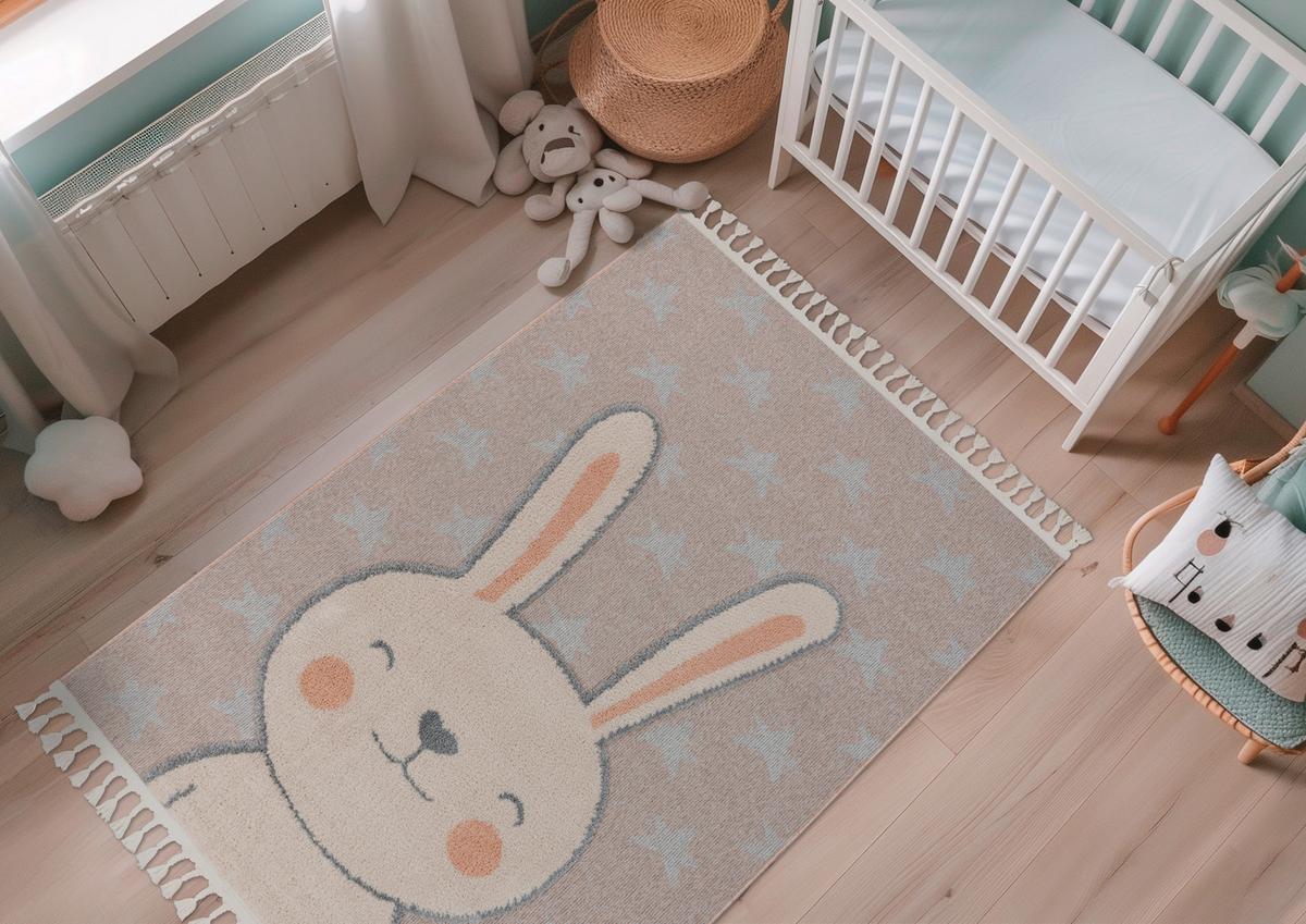 Covor pentru copii My Fano390Rabb, cca. 120x170cm - multicolor, Basics, textil (120/170cm) - Obsession
