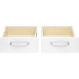 Schubkasteneinsatz in Weiß Hochglanz 2er Set - Weiß, MODERN, Holzwerkstoff/Kunststoff (39.4/34.9/36.5cm) - Premium Living Schubkasteneinsatz in Weiß Hochglanz 2er Set - Weiß, MODERN, Holzwerkstoff/Kunststoff (39.4/34.9/36.5cm) - Premium Living