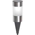 Solarleuchte Shorti, max. 0,06 Watt - Silberfarben/Schwarz, Kunststoff/Metall (6,3/23,5cm) - MÖMAX modern living