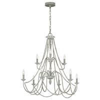 Luster Maryville Fe-Maryville9 - svijetlo siva, Konvencionalno, drvo/metal (81.3/93.4cm) - Elstead Lighting