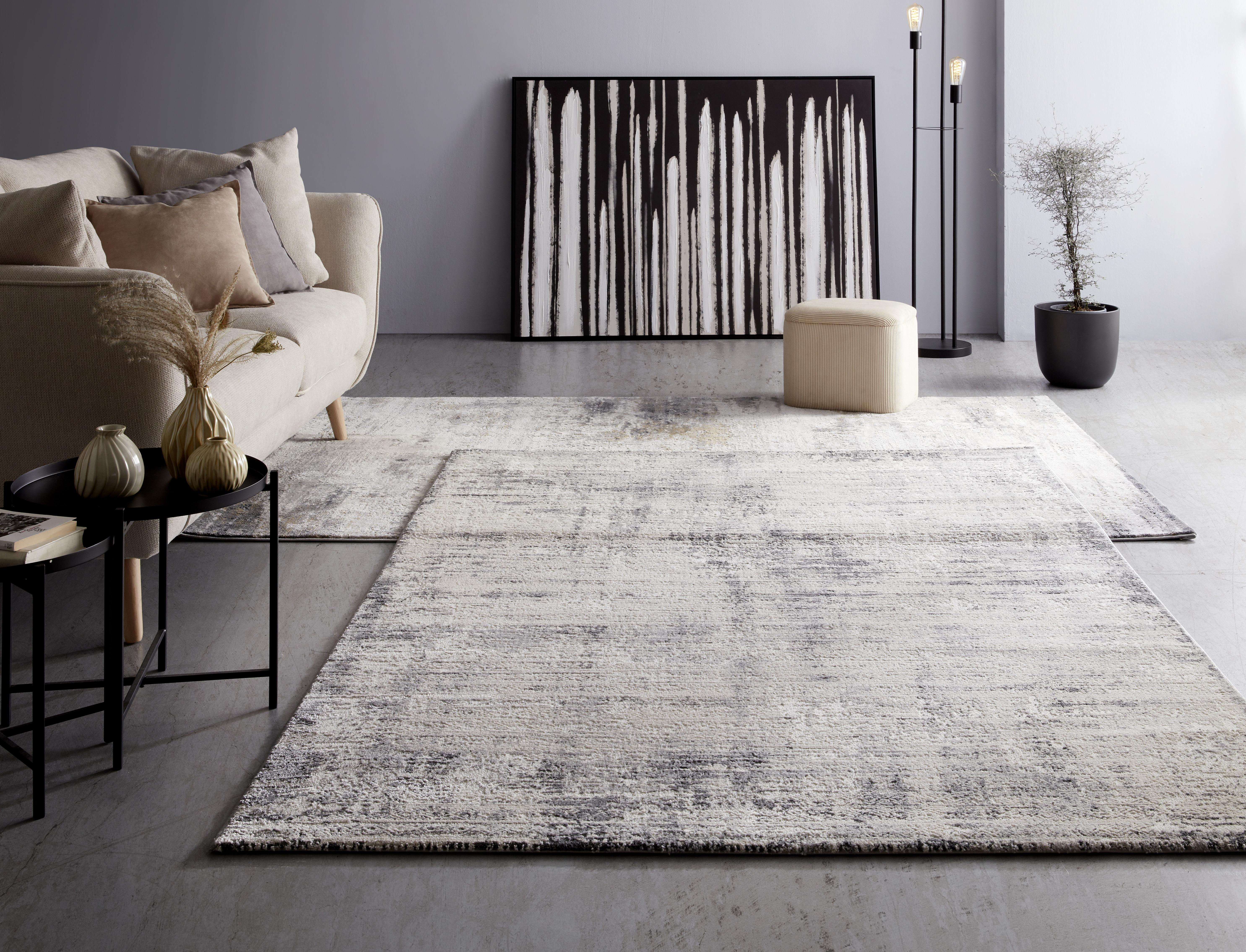 Webteppich Kasia 3 in Grau ca. 160x230cm - Grau, MODERN, Textil (160/230cm) - Mömax