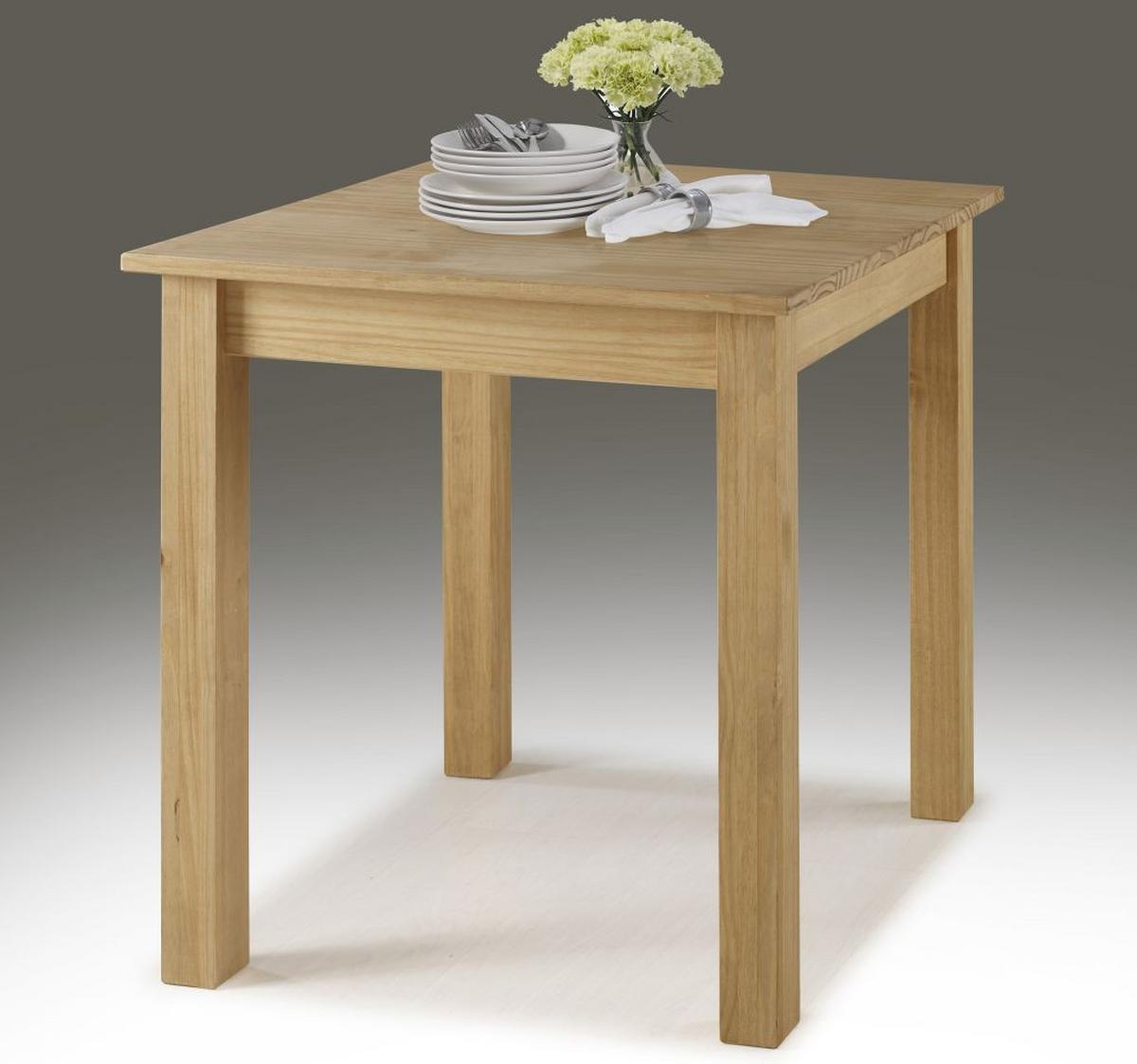 STÓŁ DO JADALNI OMEGA - kolor naturalny, Modern, drewno (70/70/75,5cm) - Livetastic