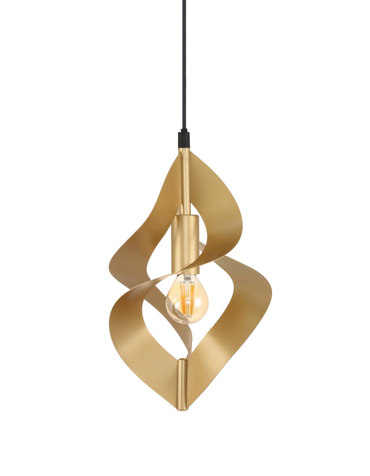 LAMPA WISZĄCA DORISA - kolor złoty, Design, metal (41/120cm) - Collet's Monde