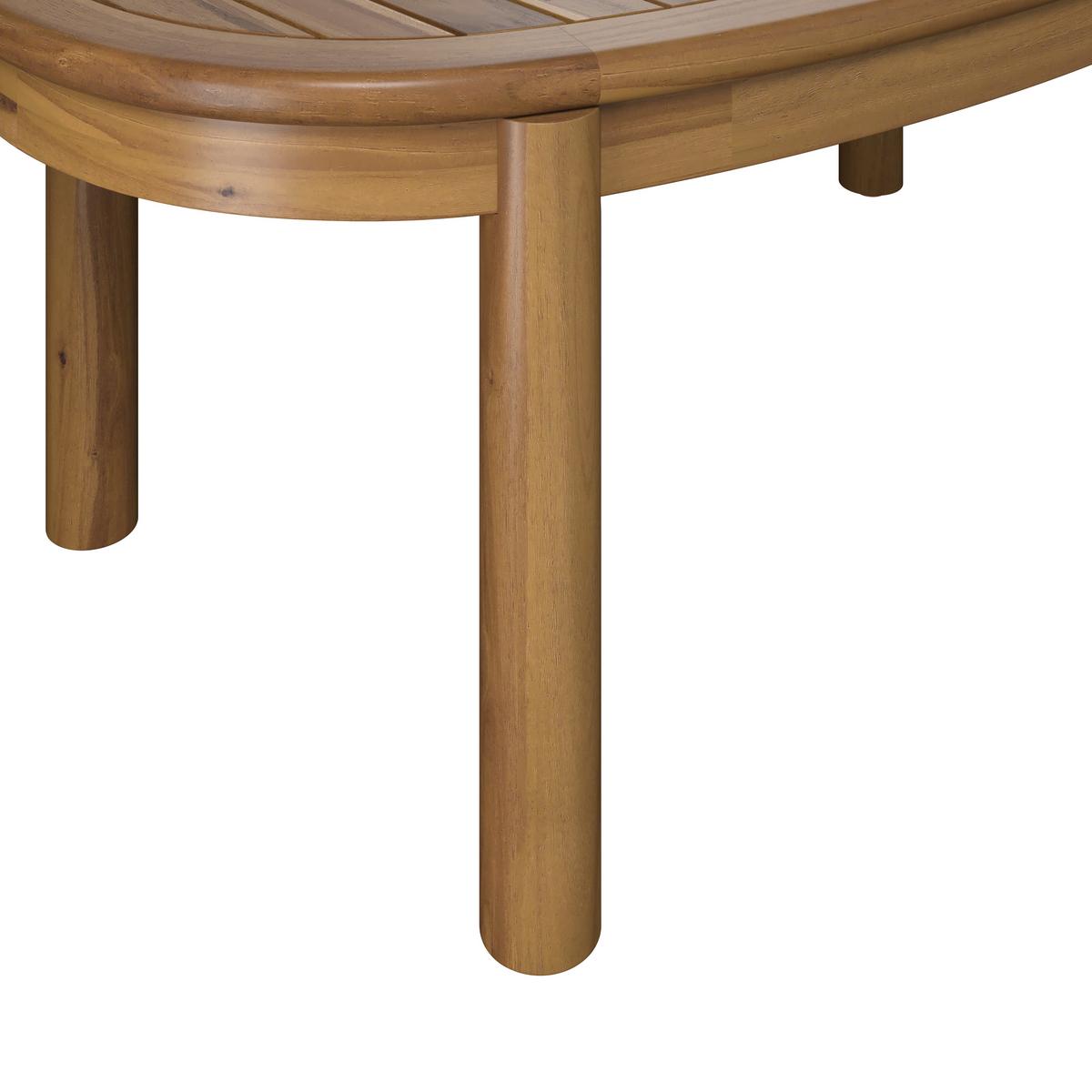 Lounge Garitura Belaya, Bela, 4-Delni Set - siva/barva oreha, Moderno, kovina/tekstil (244/205cm) - Bessagi Garden