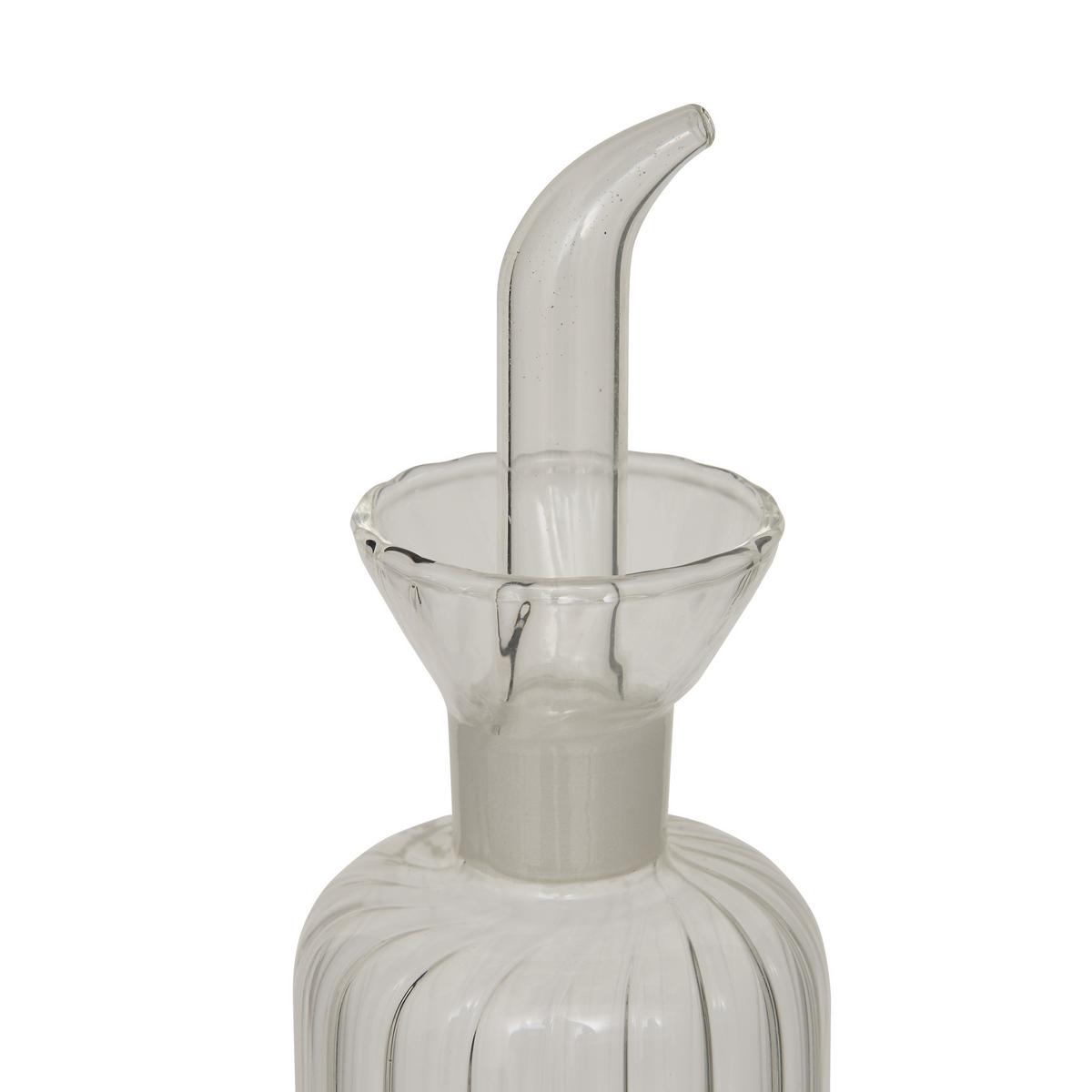 Sticlă ulei/oțet Mira - cca. 0,25L - străveziu, Basics, sticlă (6/19,8cm)