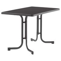 Gartentisch ca.115x70x72cm Grau - Grau, MODERN, Holzwerkstoff/Metall (115/70/72cm) - Sieger