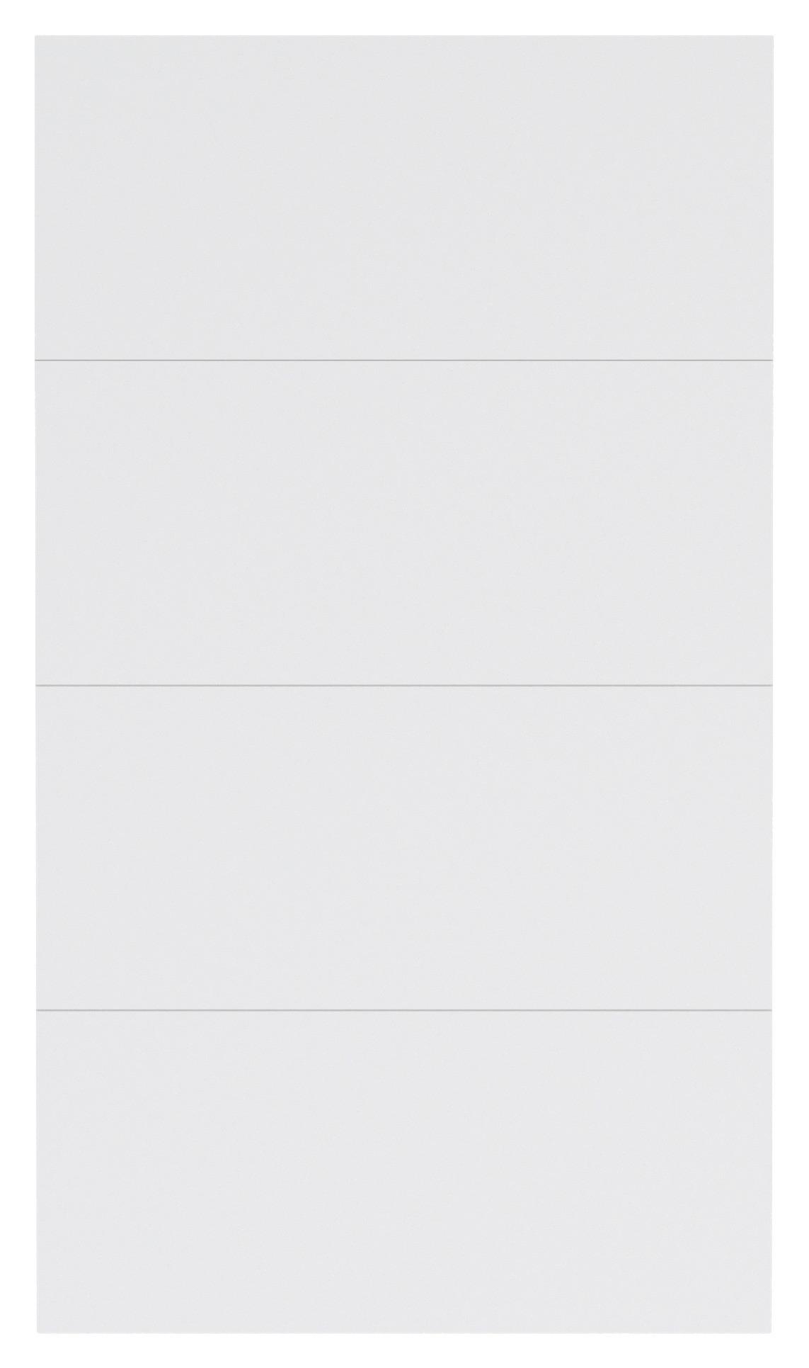 Frontpaneel Unit in Weiß - Weiß, MODERN, Holzwerkstoff - Based