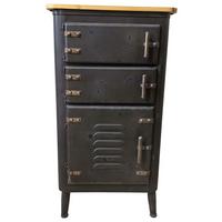 Kommode in Braun/Goldfarben - Goldfarben/Braun, LIFESTYLE, Holz/Metall (49/90,5/37cm) - Premium Living