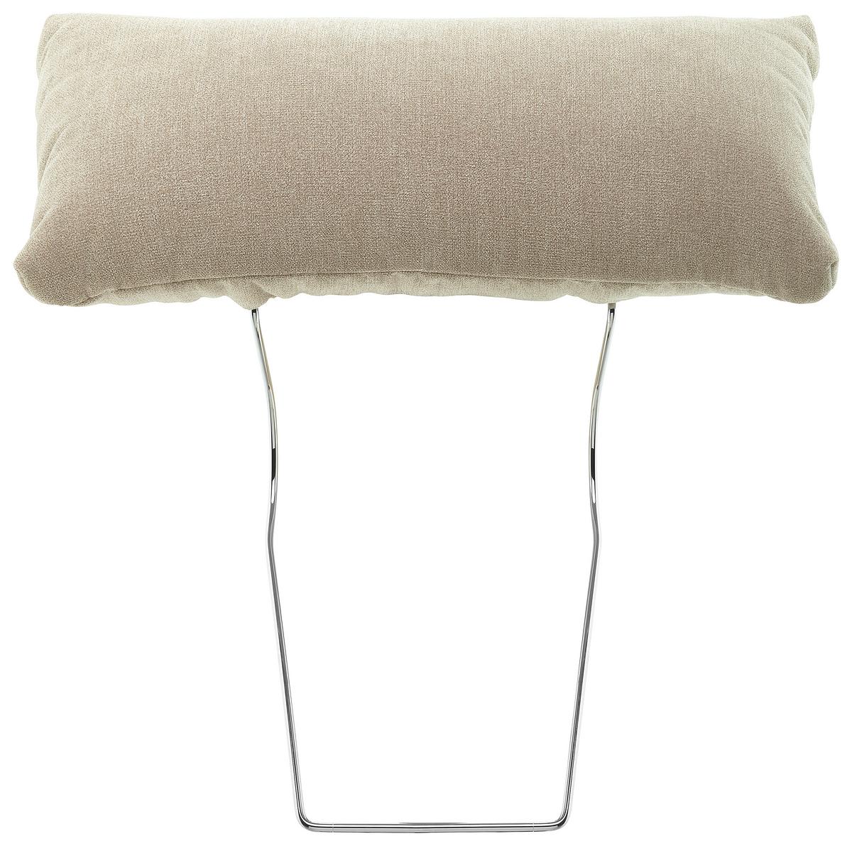 Kopfstütze CASPER - beige, Konventionell, textile (52/23/14cm) - Zandiara