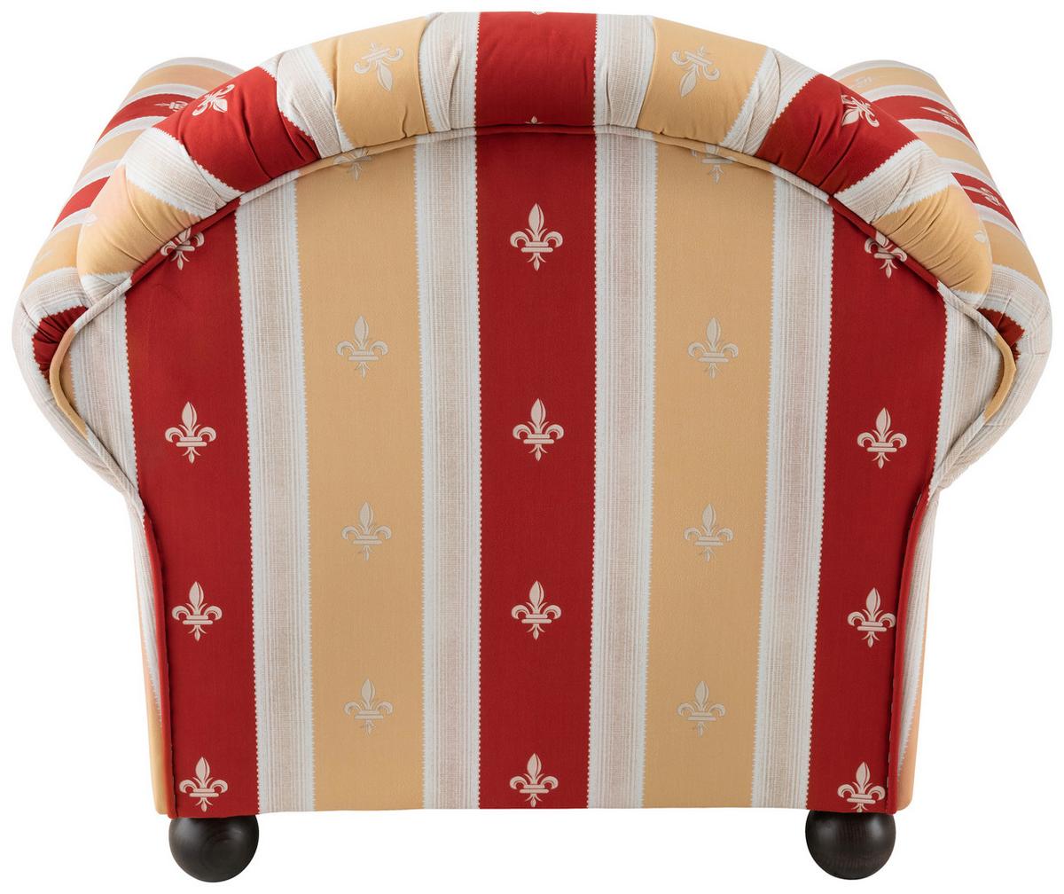Sitzgarnitur Torello Rot Mikrofaser - Wengefarben/Rot, KONVENTIONELL, Holz/Textil (439/84/80cm) - Livetastic