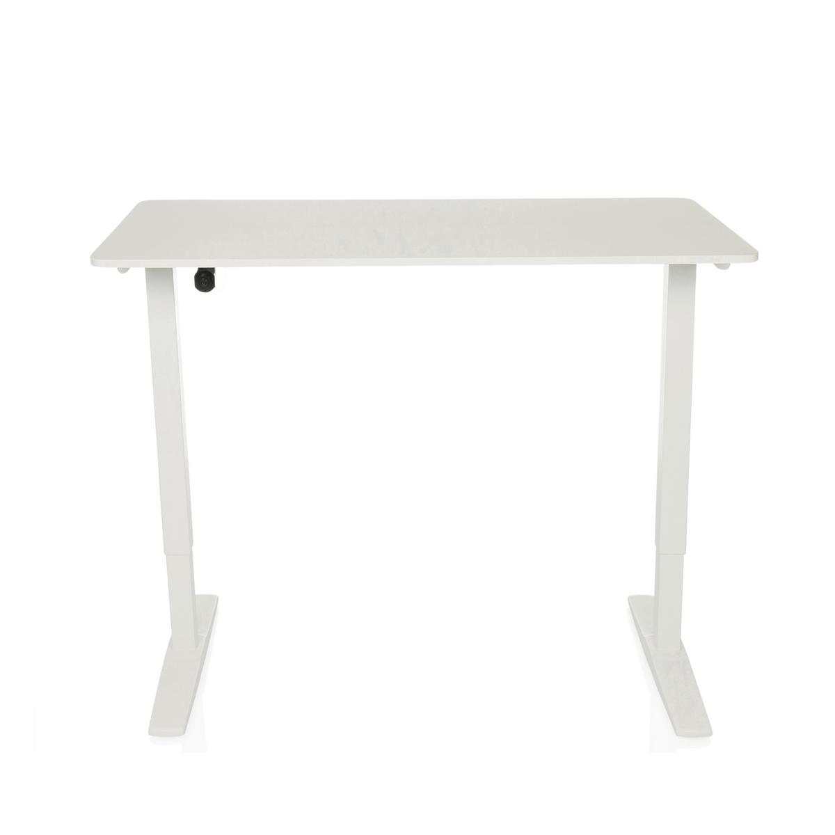 Dvižna Miza Stand Basic, Bela - bela, Moderno, leseni material (120/60/75 - 120cm) - MID.YOU