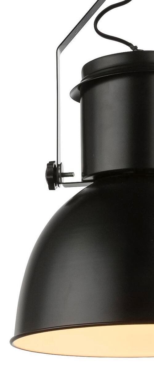 Hängeleuchte Kutum max. 40 Watt - Schwarz, Trend, Metall (26,5/120cm) - Globo