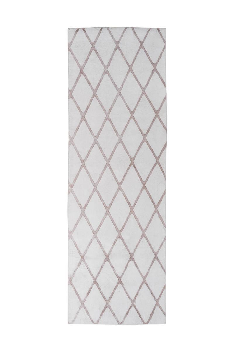 Läufer Vivica - Weiss/Beige, Design, Textil (80/250cm) - Kayoom