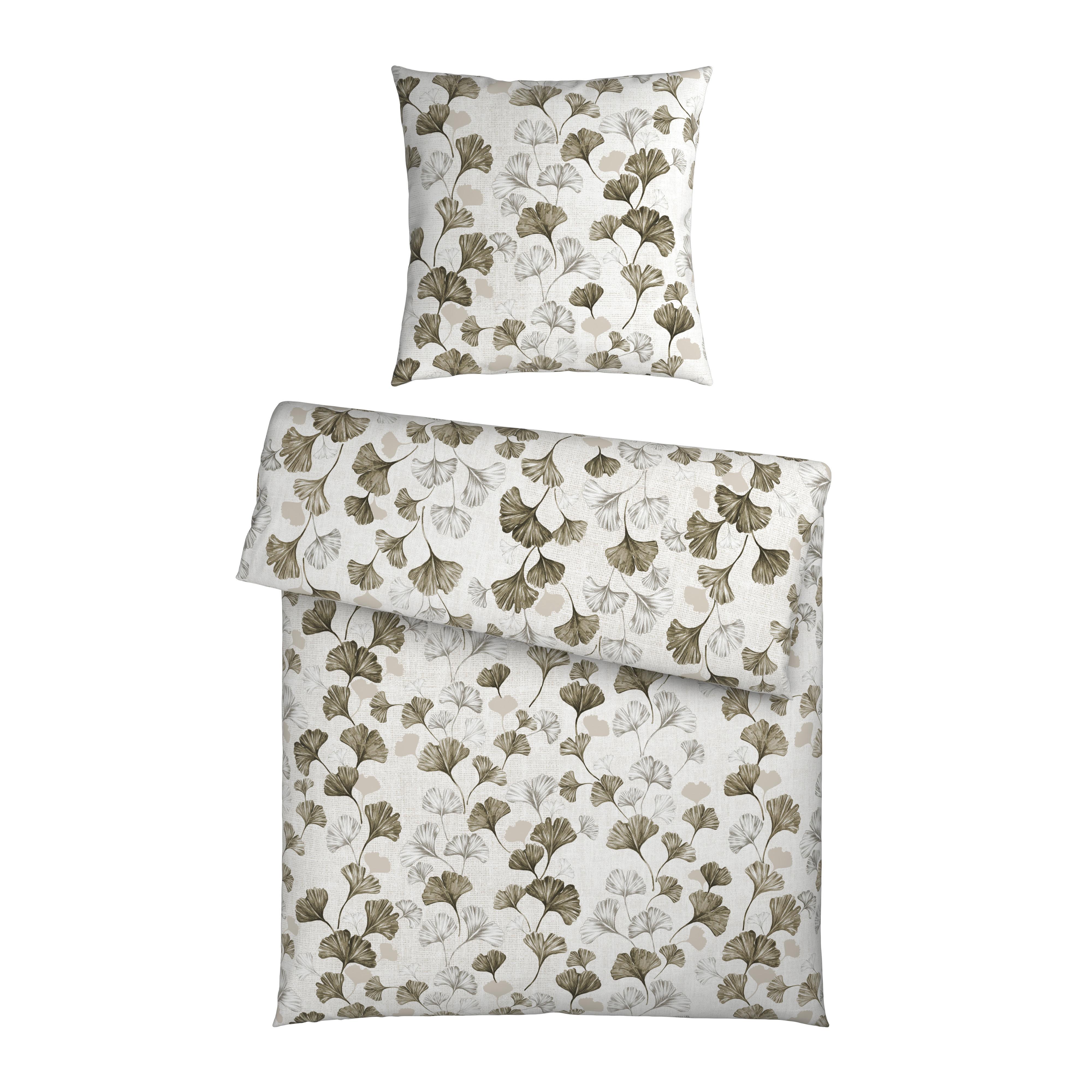 Bettwäsche Yuki Weiß ca. 135x200cm - Weiß, MODERN, Textil (135/200cm) - Mömax