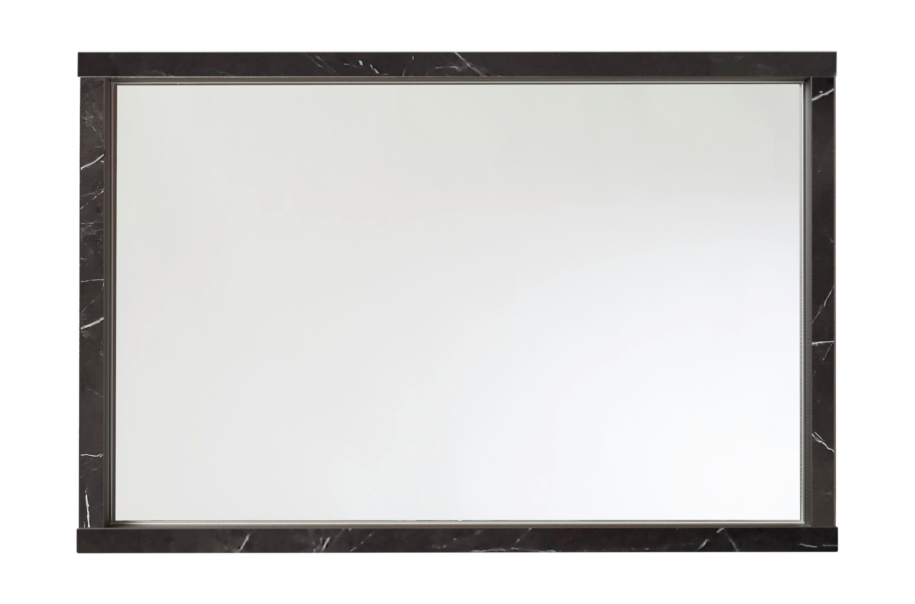Spiegel in Anthrazit ca. 88x58x4cm - Anthrazit, MODERN, Glas/Holzwerkstoff (88/58/4cm) - Mömax