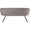 SITTBÄNK EILEEN - grå/svart, Modern, metall/textil (171/88/65cm) - Mömax