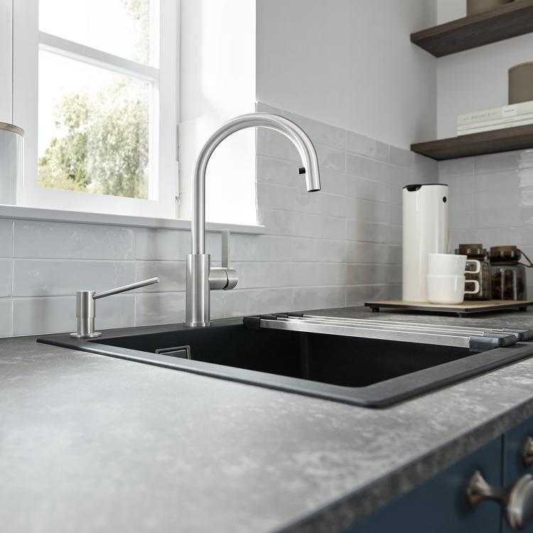 Kuhinjska Armatura Candor-S - boja hroma, Moderno, metal - Blanco