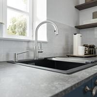 Kuhinjska Armatura Candor-S - boja hroma, Moderno, metal - Blanco