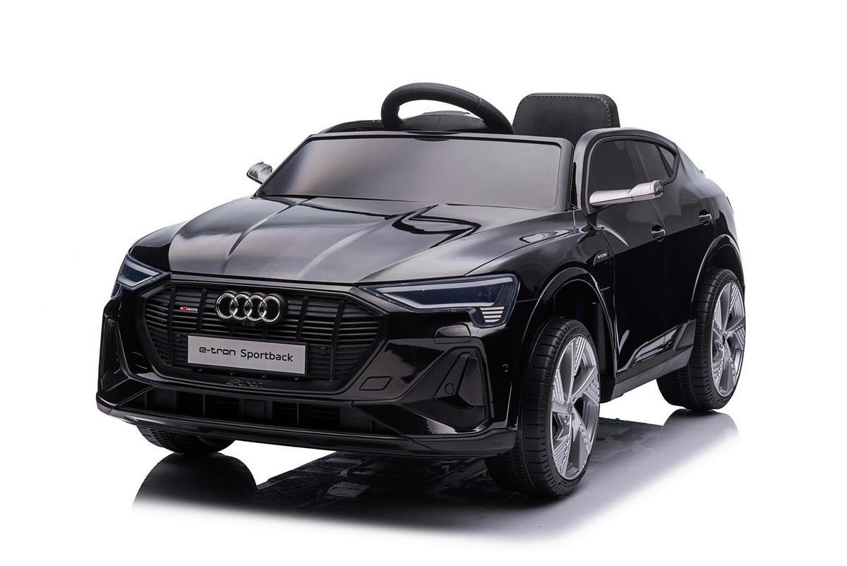 Elektro-Kinderauto Audi E-Tron Sportback Schwarz - Schwarz, KONVENTIONELL, Kunststoff (108/60/47cm)