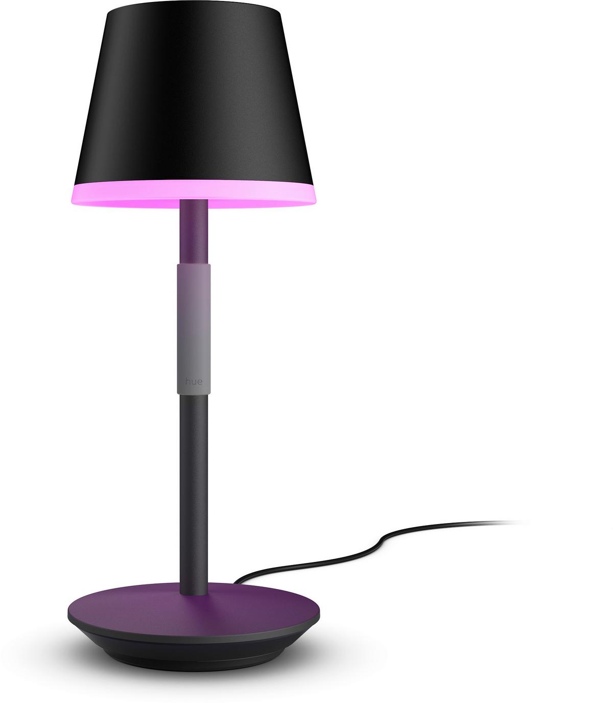 LAMPA STOŁOWA Z AKUMULATOREM 40459500 HUE PHILIPS - czarny, Design, metal (14,2/35cm) - Philips HUE