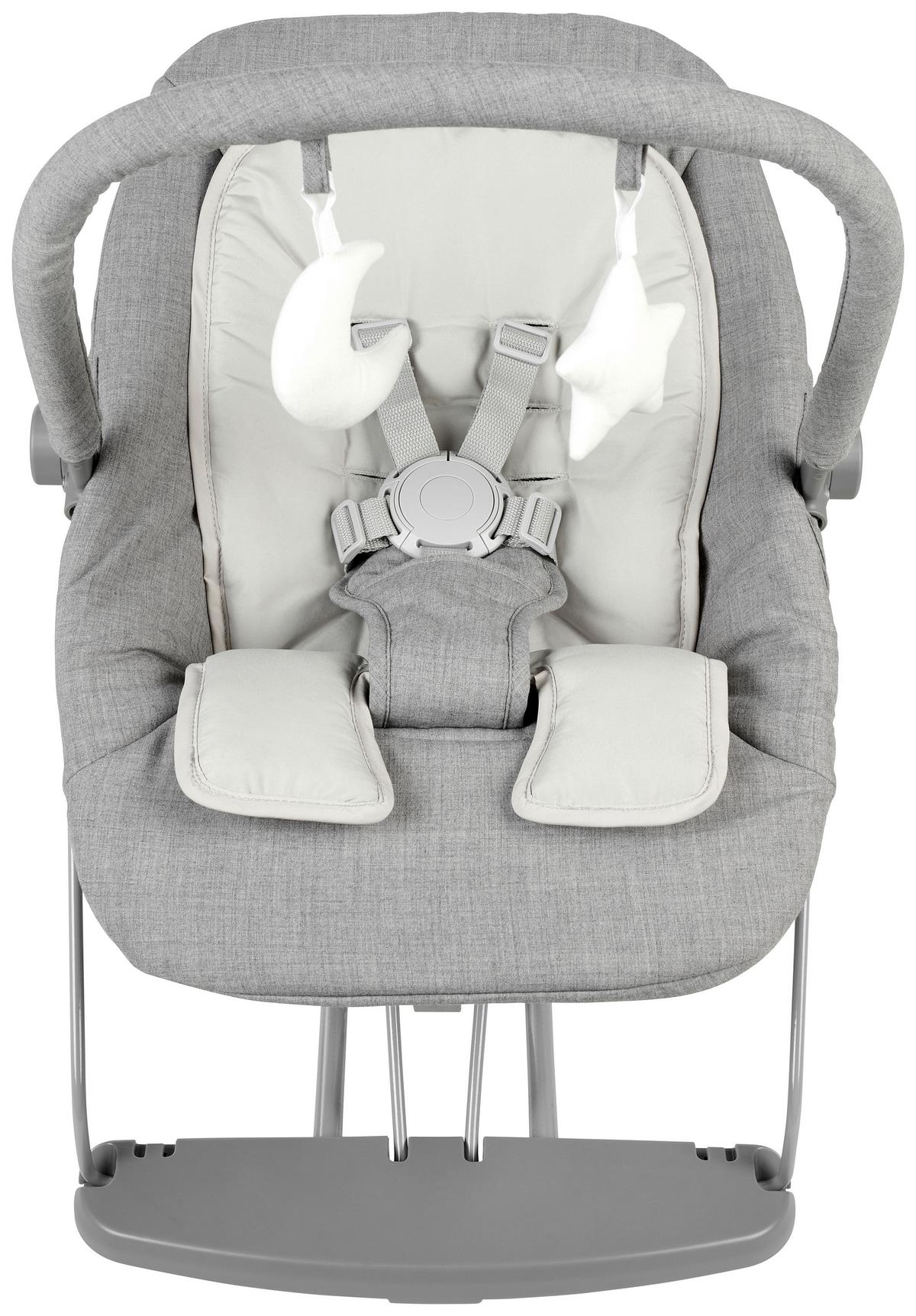 BUJAK LUNCH - szary, Basics, tworzywo sztuczne/metal (66/45/48-58cm) - My Baby Lou