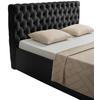 STOPPAD SÄNG KATAR -EXKLUSIV- - svart, Klassisk, textil (140/200cm) - Mömax