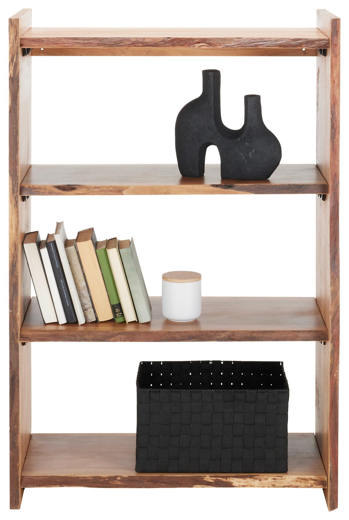 Regal in Akazienfarben - Akaziefarben, Natur, Holz (80/120/38cm) - Premium Living