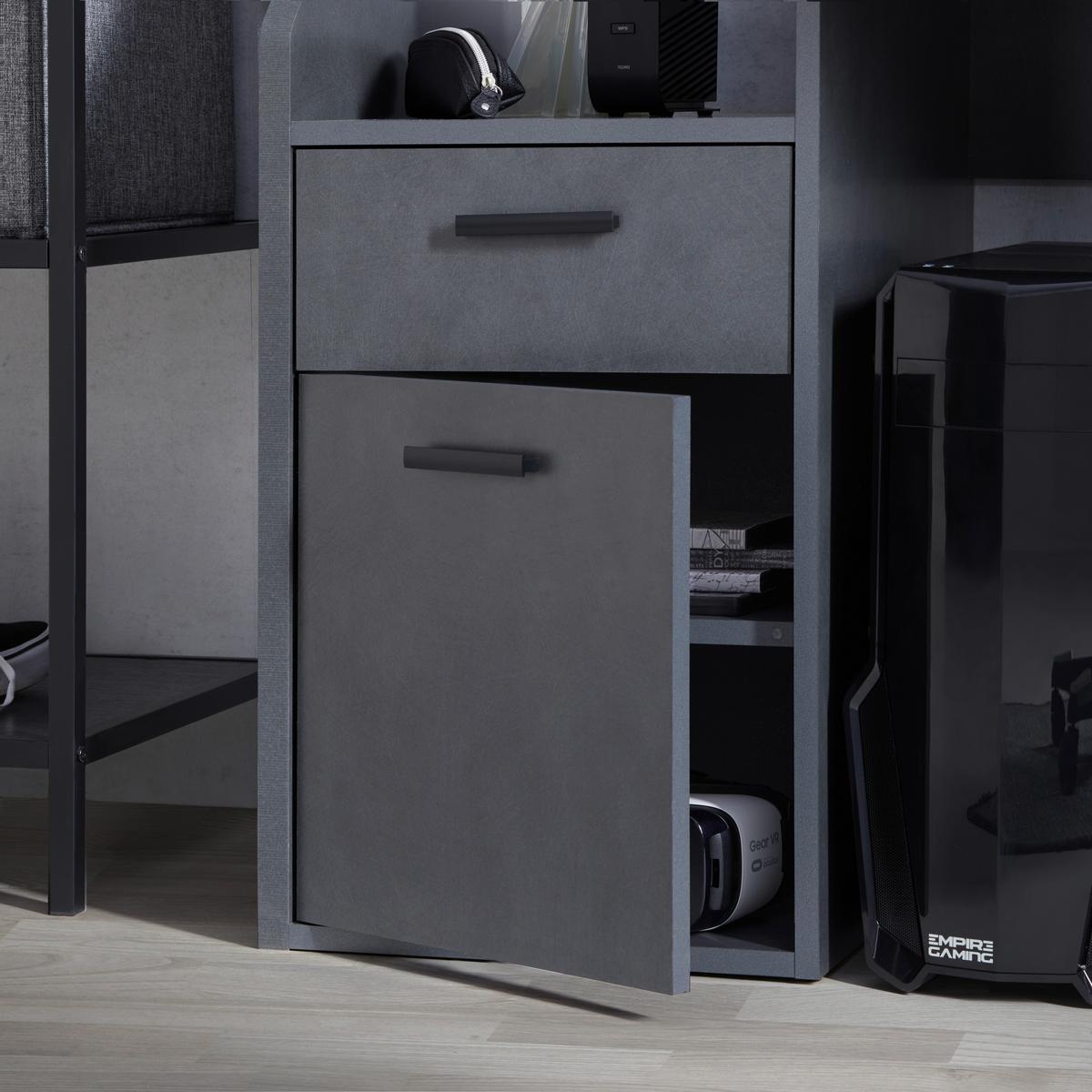 Gaming Tisch Zocker 1 in Materafarben - Modern, Holzwerkstoff/Kunststoff (180/92/68cm) - Mömax