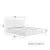 STOPPAD SÄNG JULIE - svart/naturfärgad, Modern, metall/trämaterial (180/200cm) - Bessagi Home