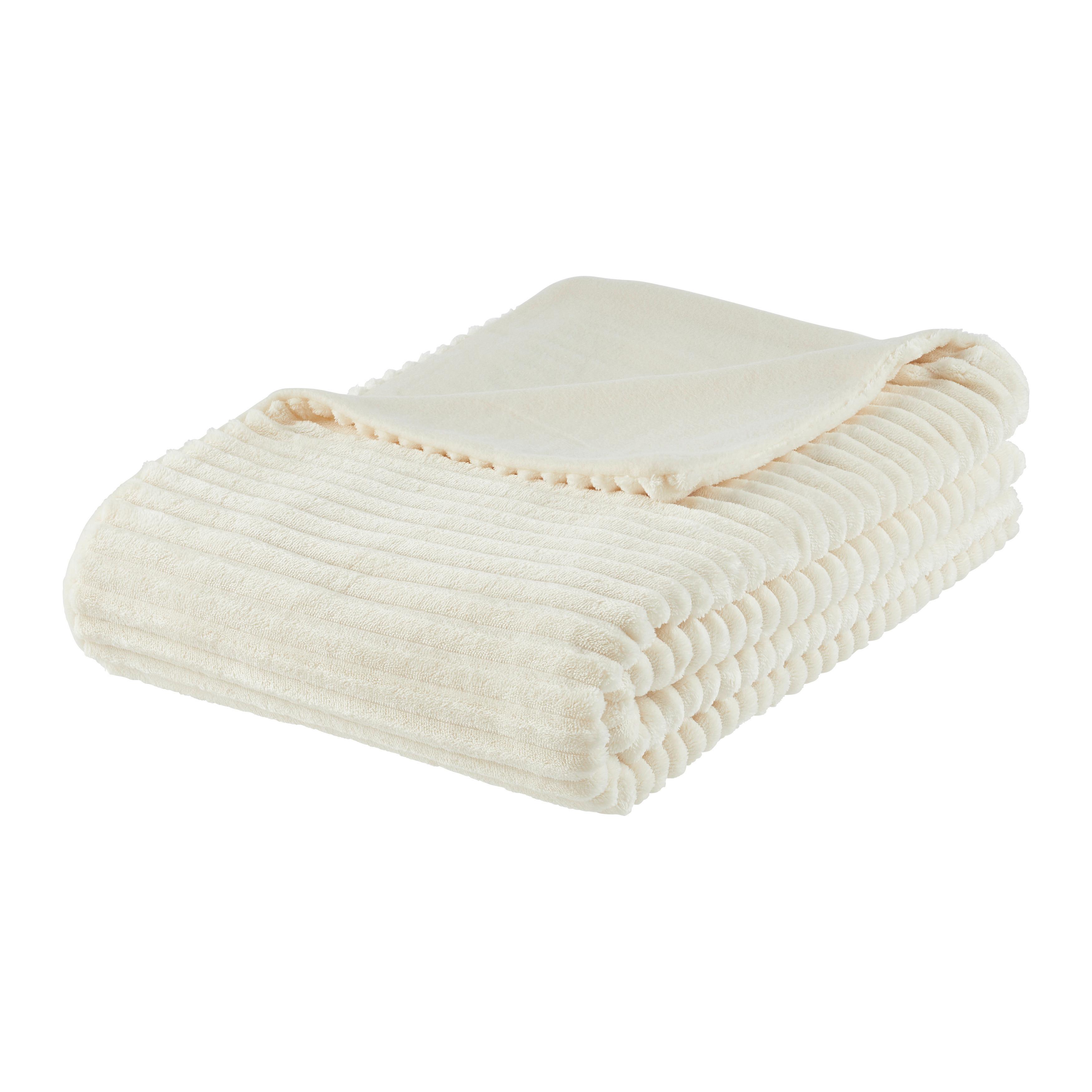 Pătură pufoasă Conni, cca. 140x200cm - culoare natur, Modern, textil (140/200cm) - Modern Living