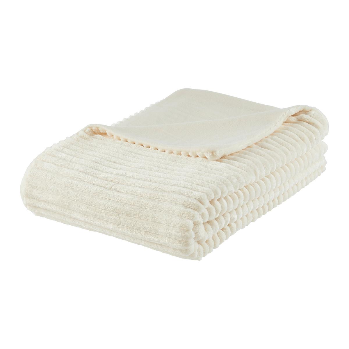 Pătură pufoasă Conni, cca. 140x200cm - culoare natur, Modern, textil (140/200cm) - Modern Living