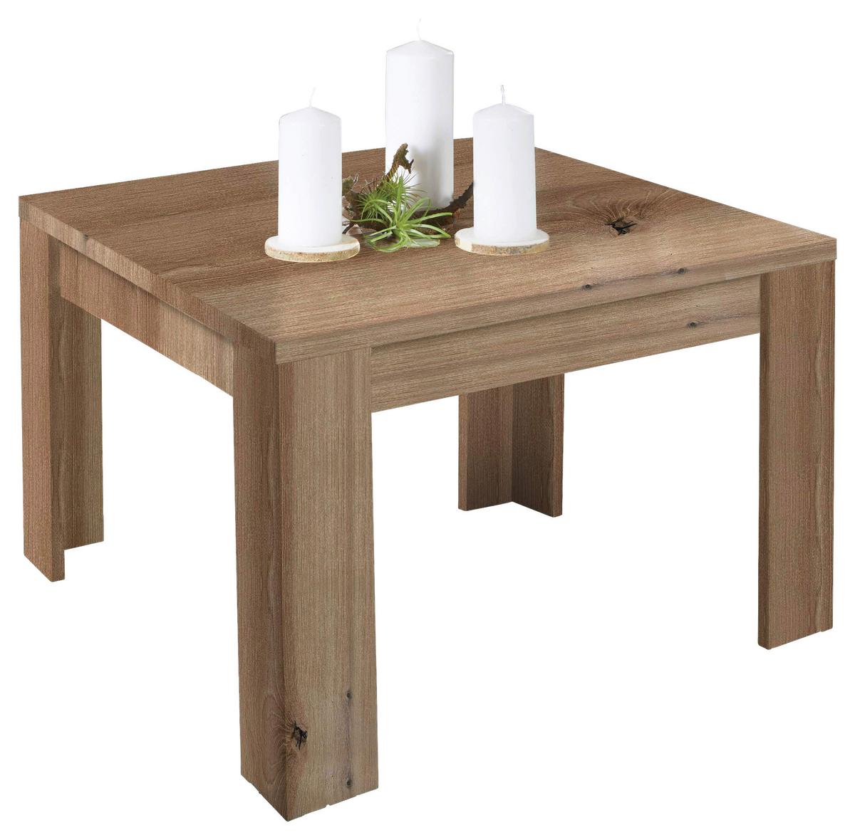 Dohányzóasztal Tölgy Színű Dalos 2 - tölgyfa színű, Konventionell, faalapú anyag (50/45,5/50cm)