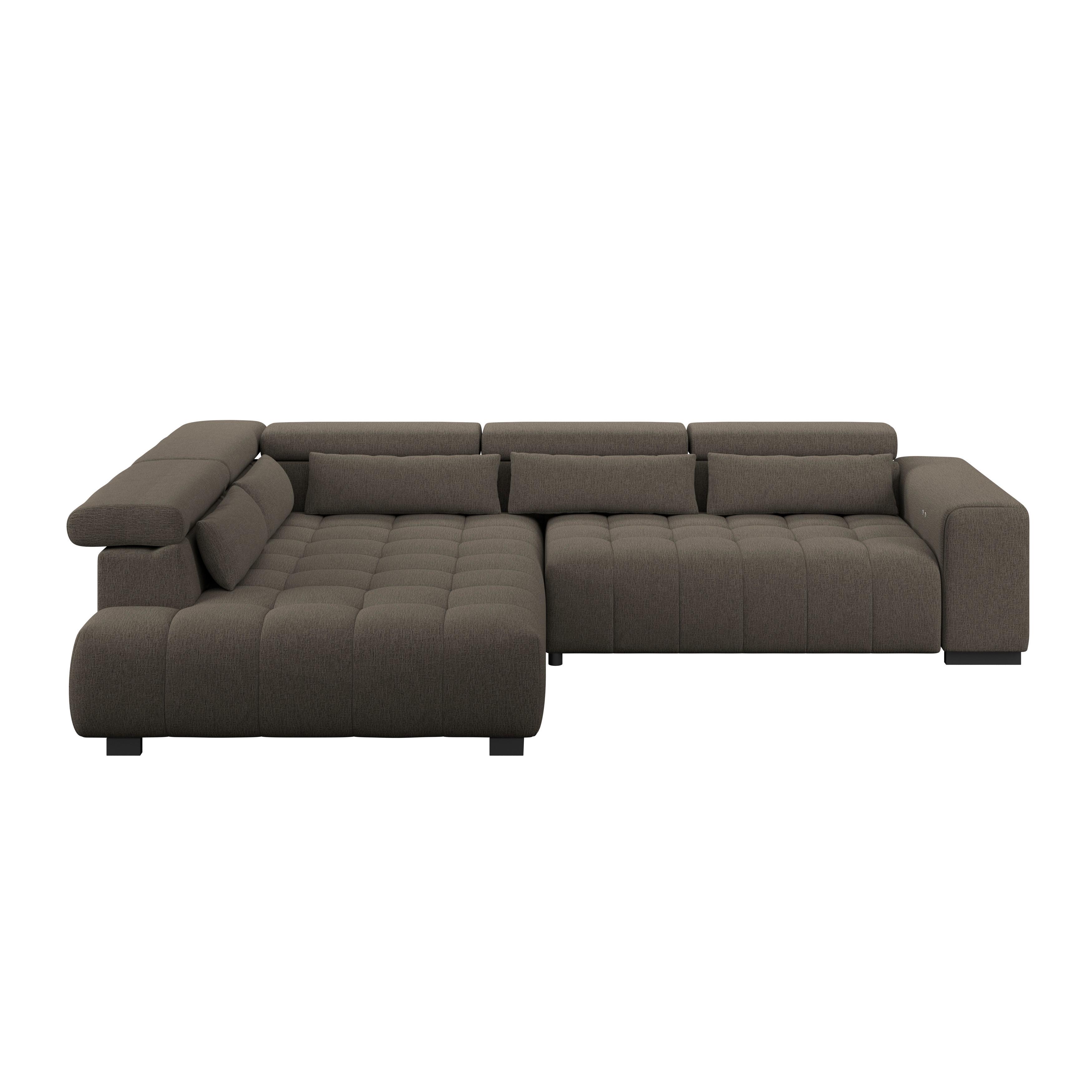 Coltar MATERA - maro închis, Trend, textil (226/311cm)