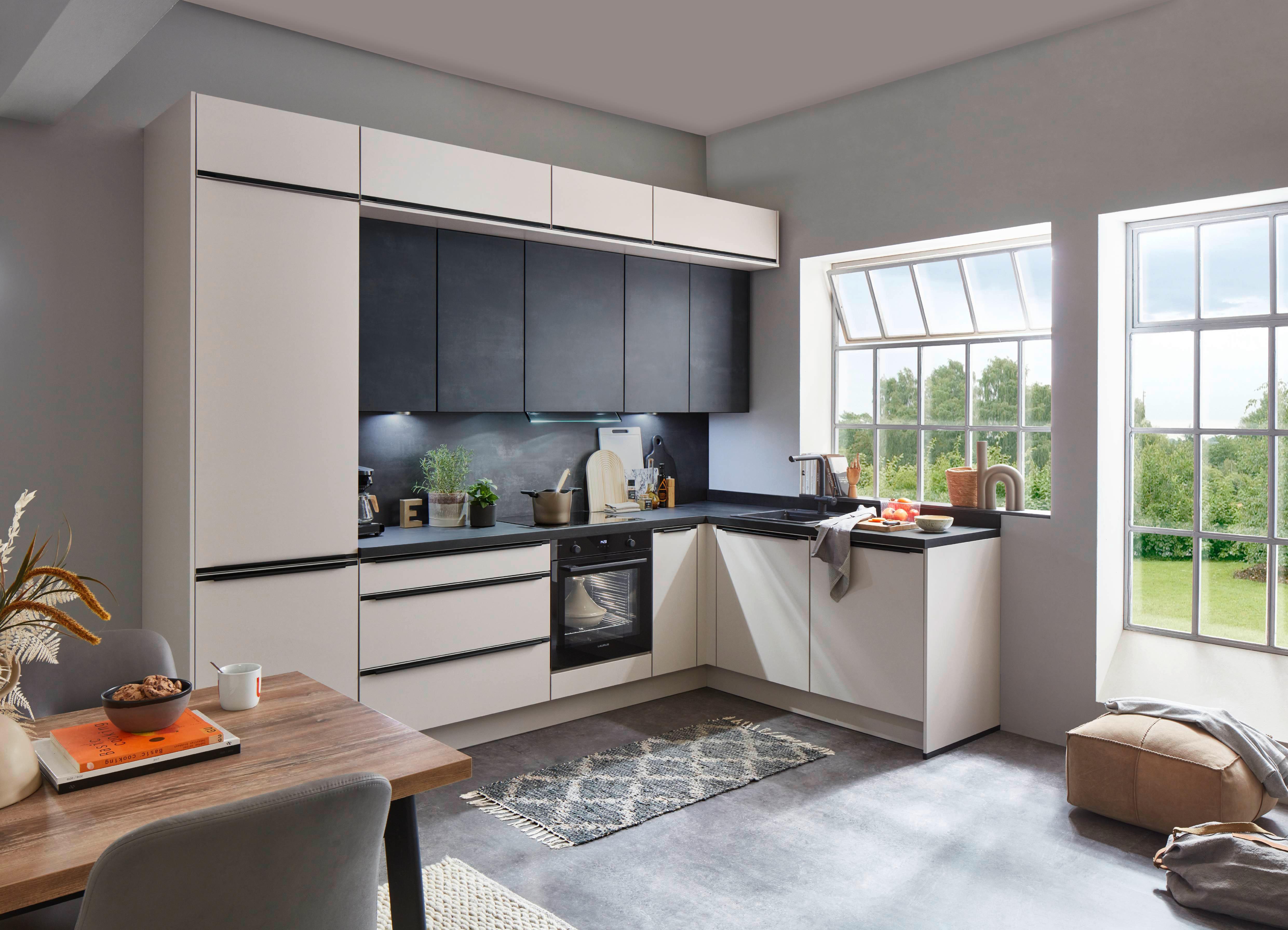 Kuhinjski Blok Las Vegas - črna, Moderno, leseni material - Nobilia