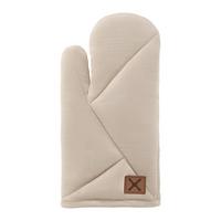Mănușă pentru cuptor Mads - bej, textil (18/32cm) - Mömax