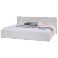 Polsterbett Ascona Creme ca. 240x200cm - Creme/Schwarz, KONVENTIONELL, Kunststoff/Textil (240/200cm) - Based