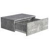 Nočna Omarica Usal M 45, Beton - siva, Moderno, leseni material (45/15/30cm) - MID.YOU