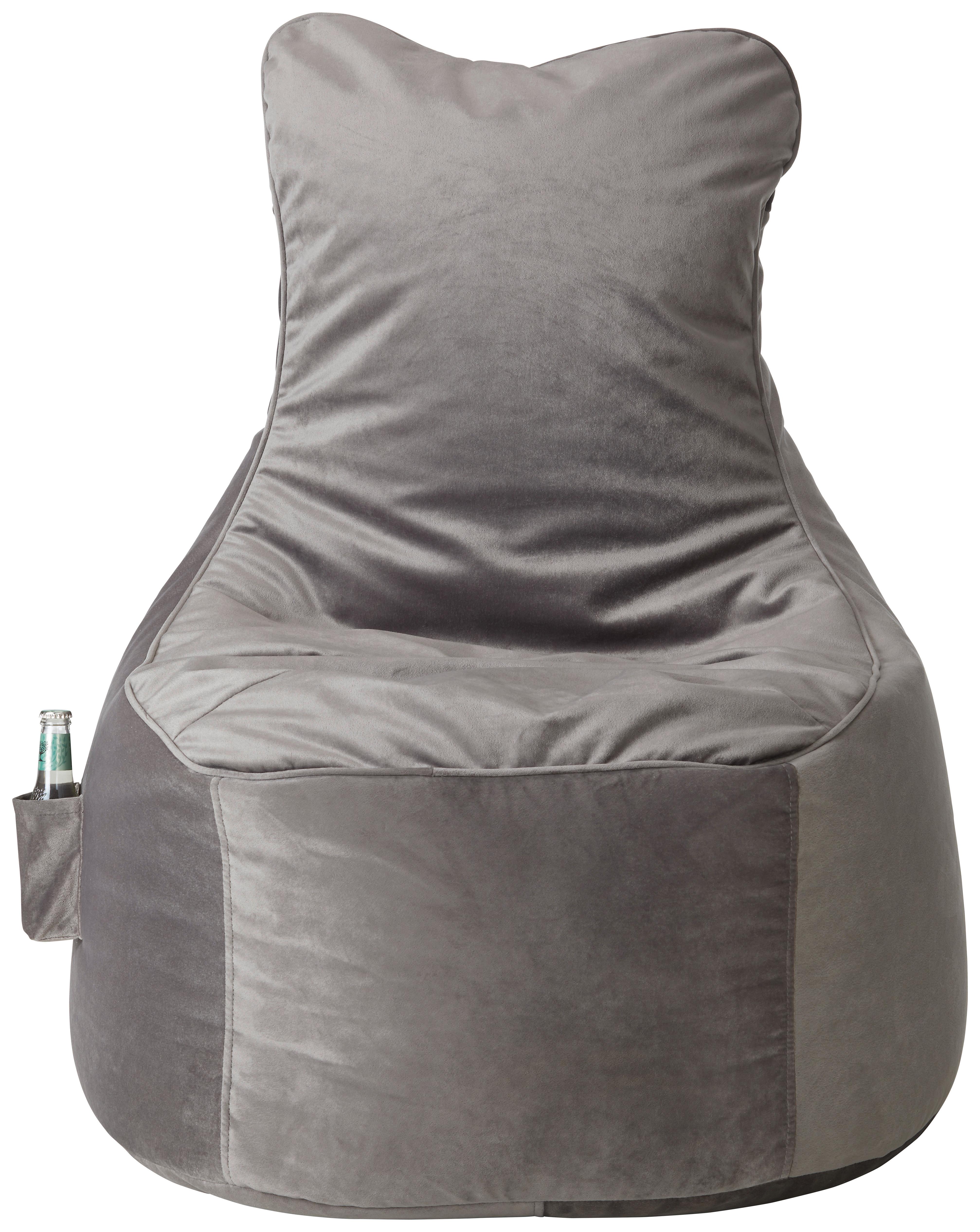 Sitzsack Cortona in Grau - Grau, Textil (75/95/65cm) - Mömax