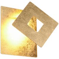 KINKIET LED 240319179 LEANO - kolor złoty, Design, metal (18/7,2/18cm) - Trio Leuchten