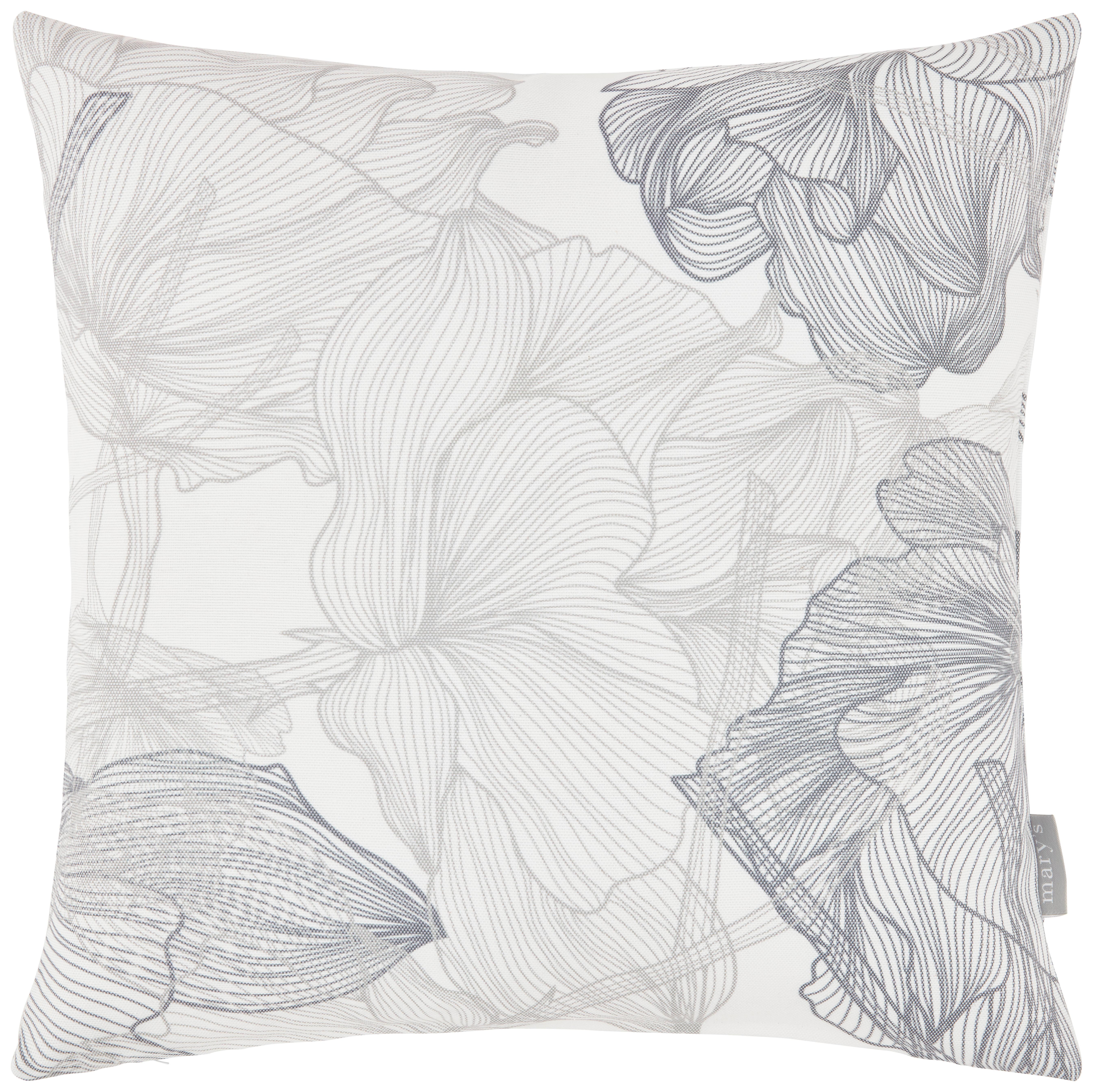 Párnahuzat Steffi 40/40cm - taupe/fehér, Lifestyle, textil (40/40cm) - Mary's