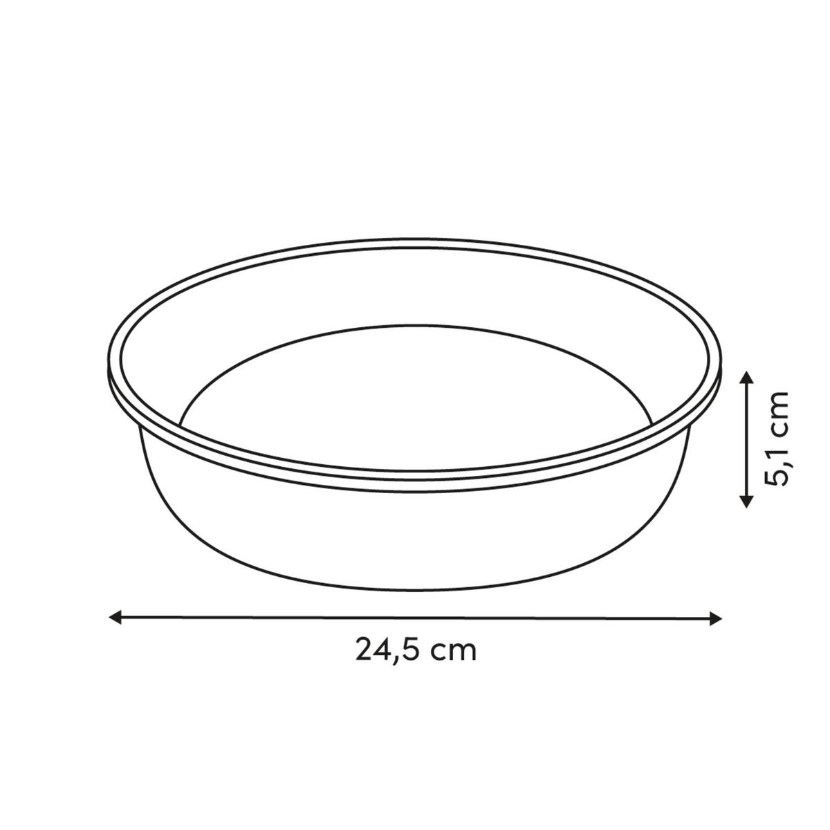 Kalup Za Torte 24,5cm Harmony - Osnovno, metal (24,5/5,1cm)