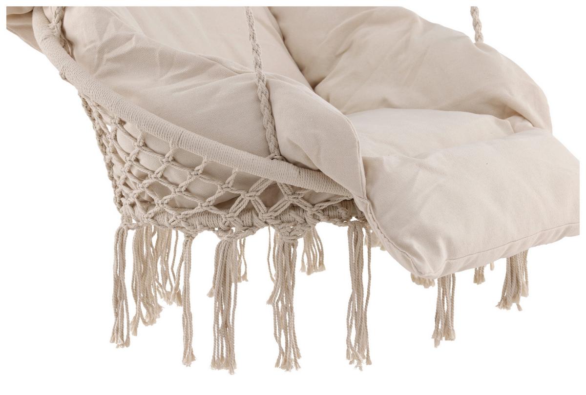 HÄNGESESSEL HAMTIC - Weiß, KONVENTIONELL (80/90/60cm) - Gardenson