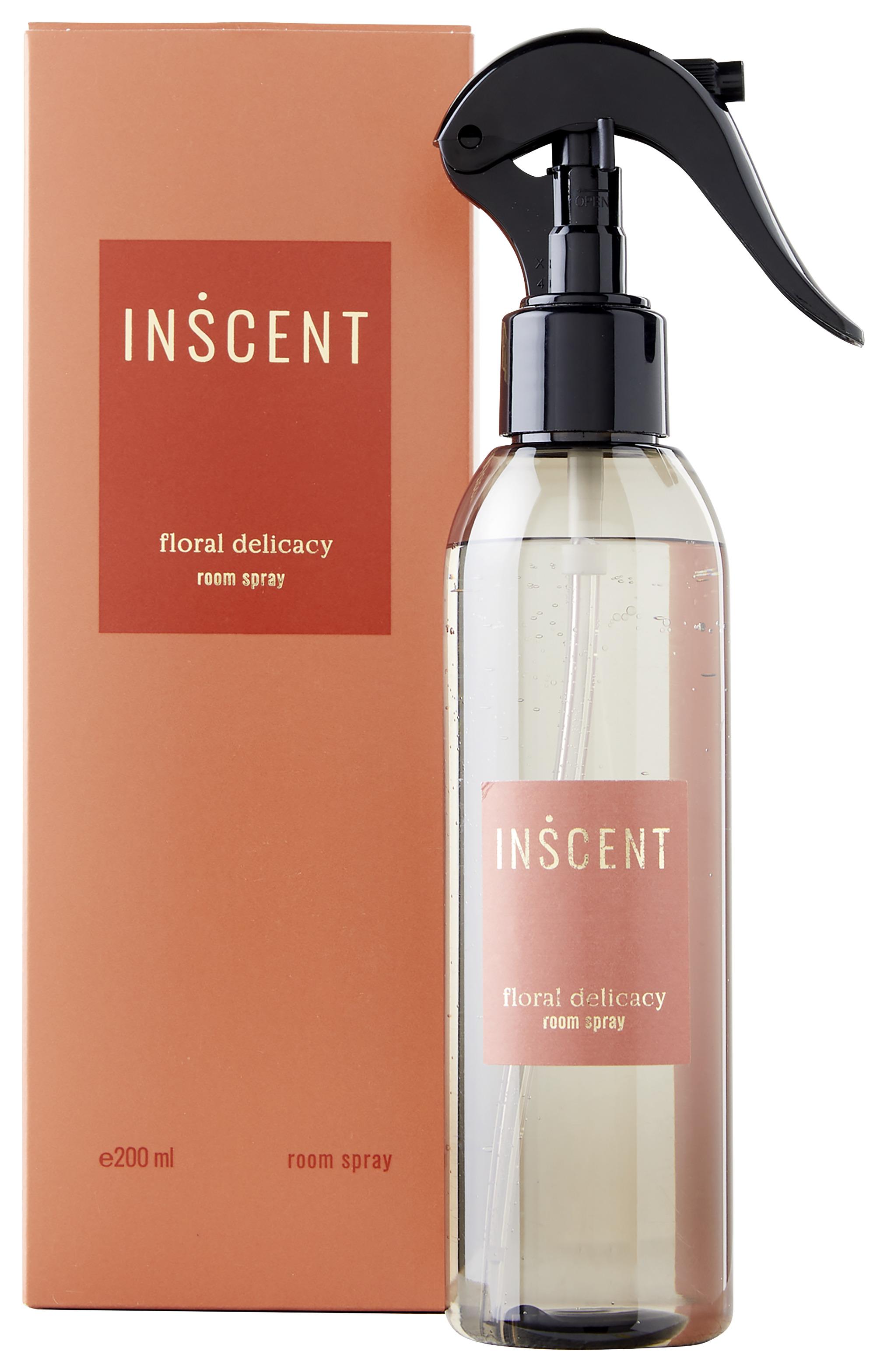 Raumspray Floral Delicacy in Rot ca. 200ml - Rot, Design, Kunststoff (7/23/7cm) - Inscent
