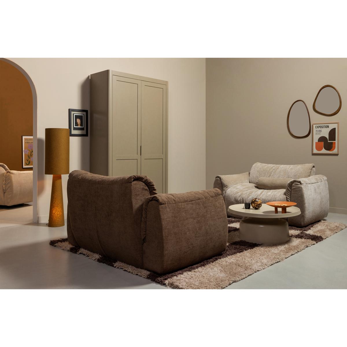 Mehrzweckschrank Gunnar Schlammfarben B: 120 cm - Schlammfarben, Design, Holz (120/217/48cm) - Livetastic