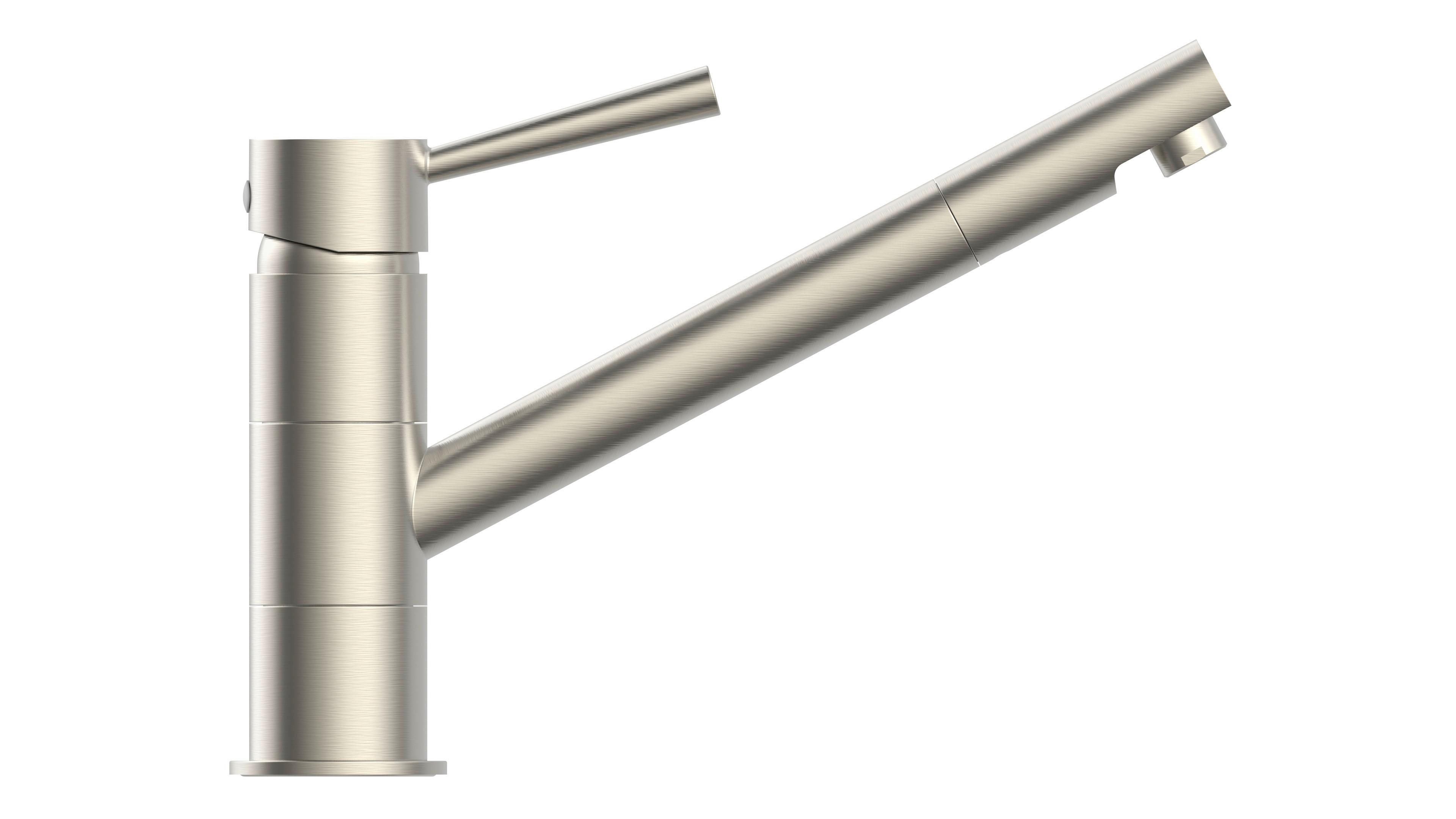 Küchenarmatur Sistant Rom in Edelstahloptik - Edelstahlfarben, Basics, Metall (5,5/18/25cm) - Sistant