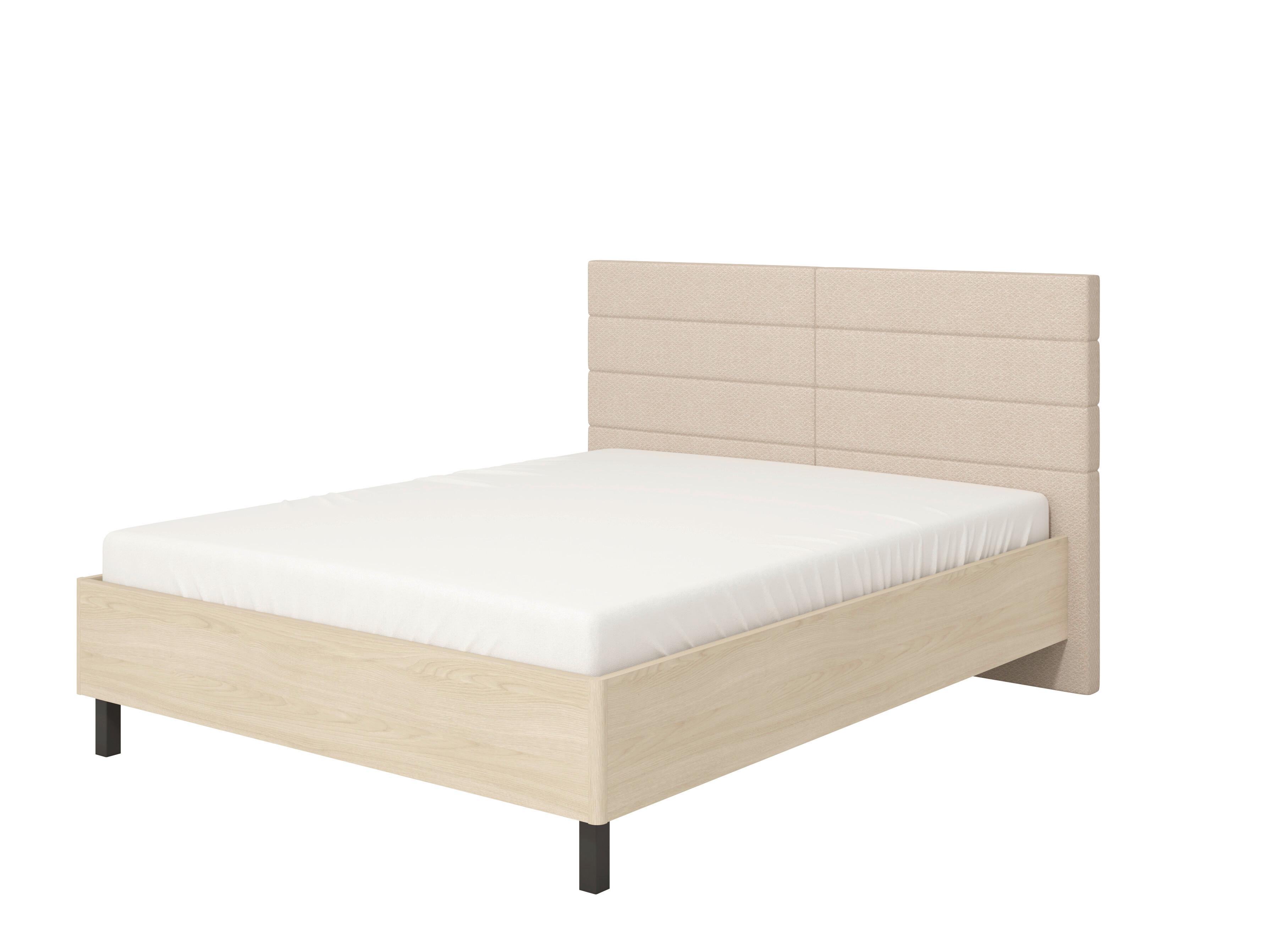 Ágykeret Arbela - bézs/tölgyfa színű, Modern, faalapú anyag/textil (160/200cm)