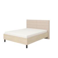 Ágykeret Arbela - bézs/tölgyfa színű, Modern, faalapú anyag/textil (160/200cm)
