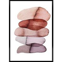 Bild Image in Braun/Grau ca. 30x40cm - Braun/Grau, Holzwerkstoff/Papier (30/40cm) - Modern Living